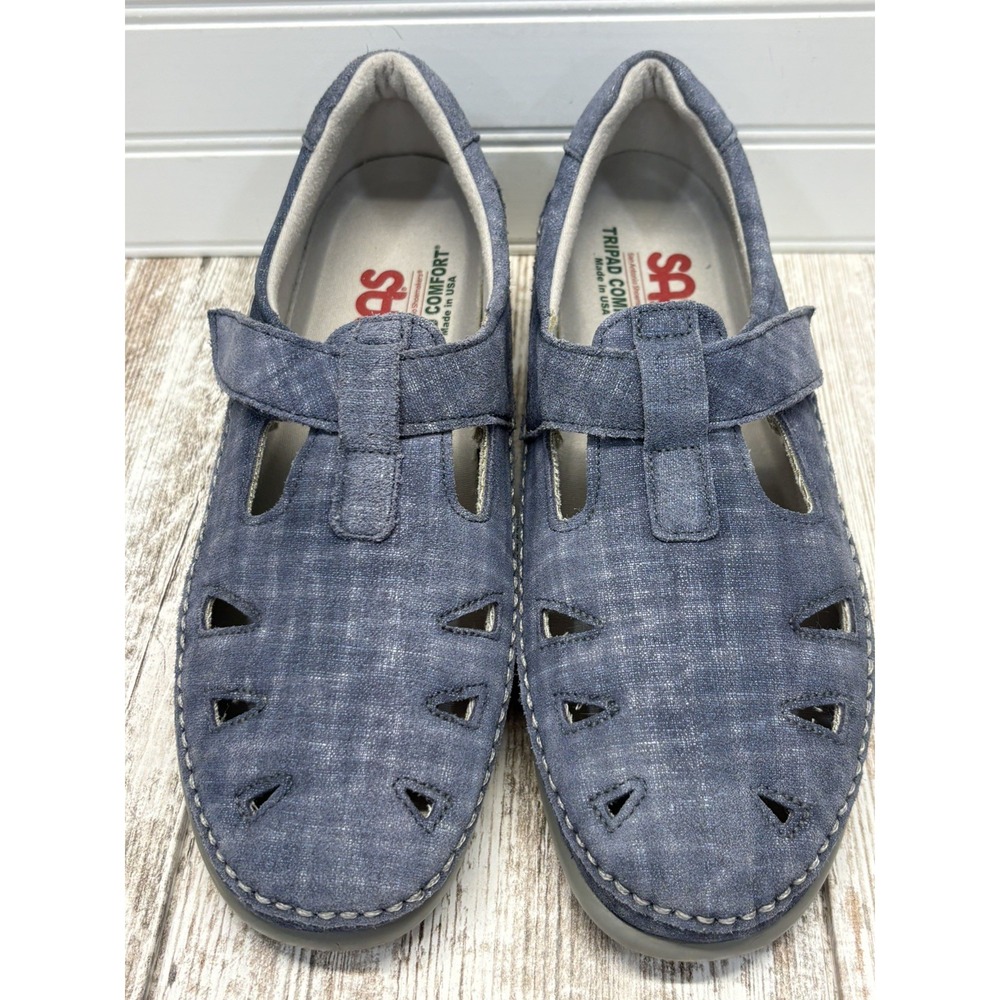 SAS Roamer Blue Jay Womens Size 11 M Comfort Shoes Loafer Mary Jane